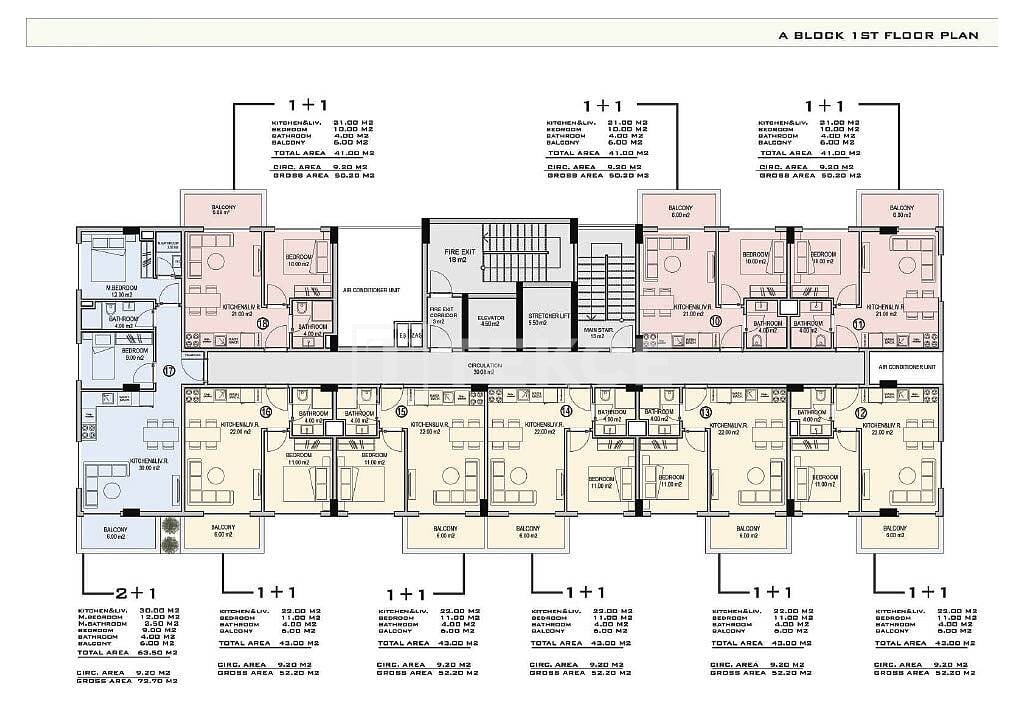 Пентхаус в Алании, Турция, 115 м² - фото 15