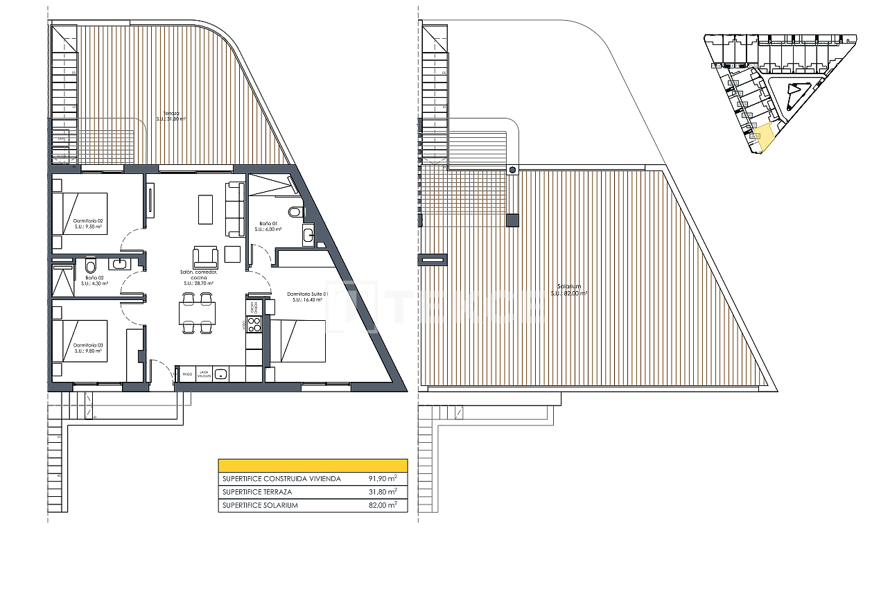Апартаменты в Сан-Фульхенсио, Испания, 132 м² - фото 16