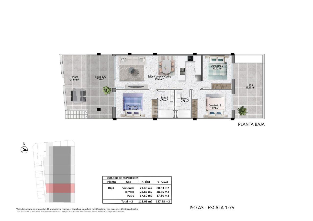 Апартаменты в Пилар-де-ла-Орадада, Испания, 138 м² - фото 17