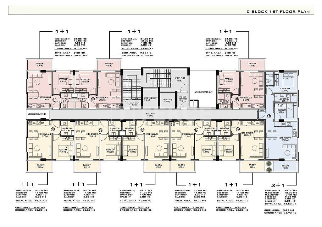 Пентхаус в Алании, Турция, 115 м² - фото 18