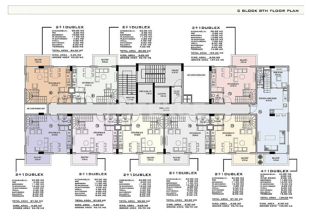 Пентхаус в Алании, Турция, 115 м² - фото 19
