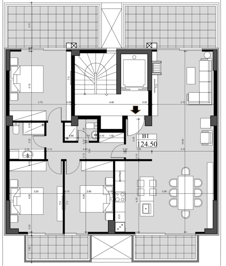 Квартира в Афинах, Греция, 125 м² - фото 10