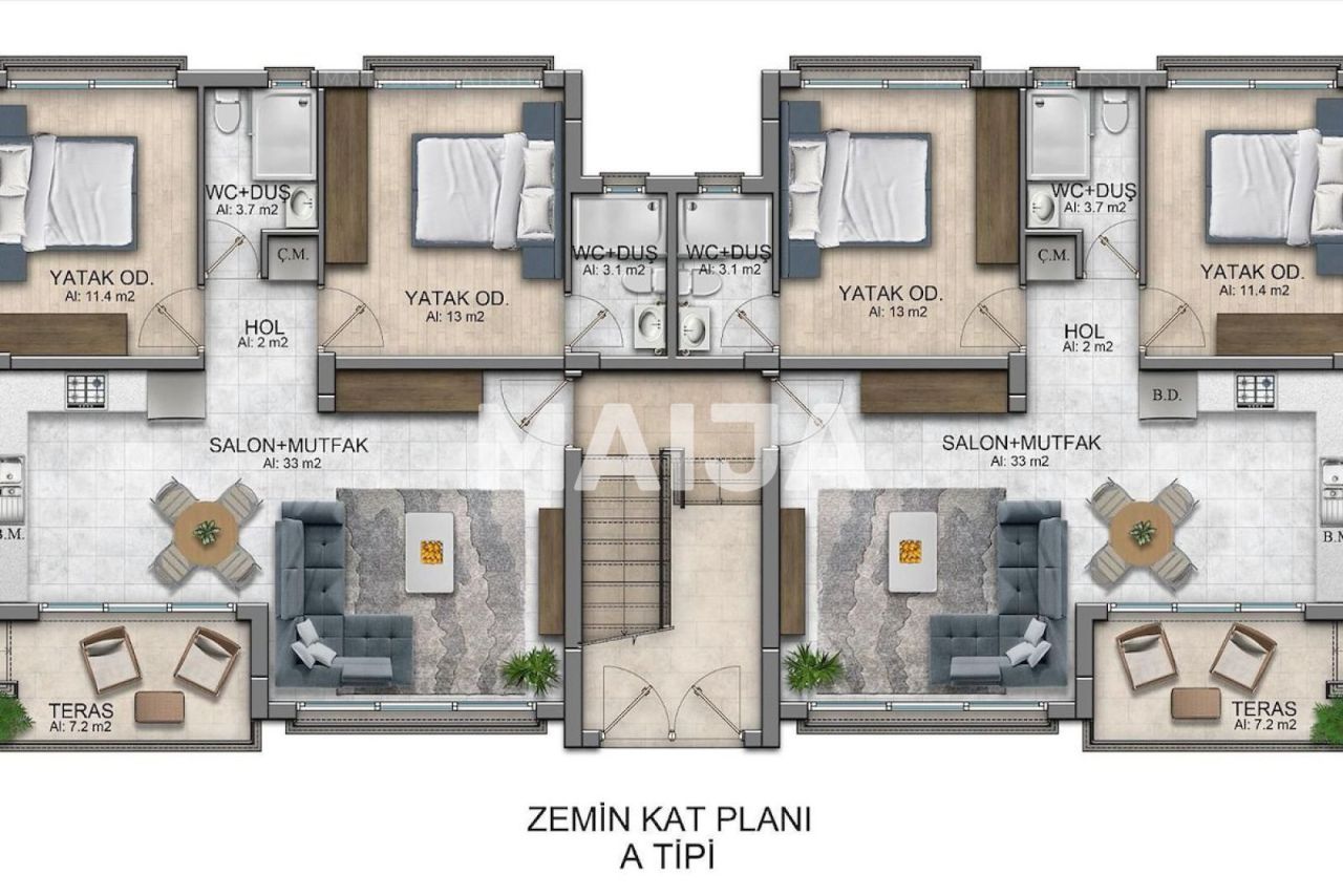 Дом в Лапитосе, Кипр, 64 м² - фото 14