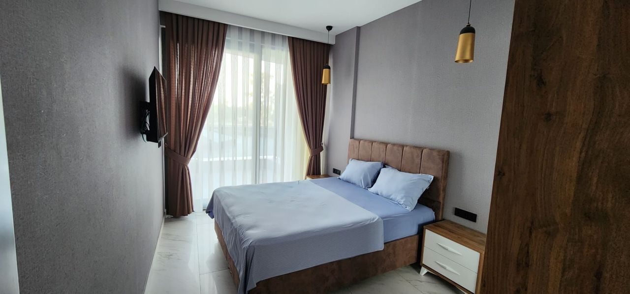 Апартаменты в Алании, Турция, 58 м² - фото 12