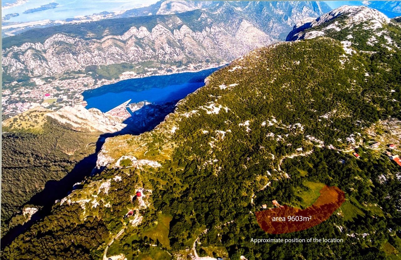 Земля в Негуши, Черногория, 9 603 м² - фото 1