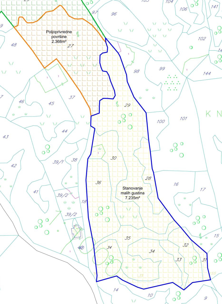 Земля в Негуши, Черногория, 9 603 м² - фото 5