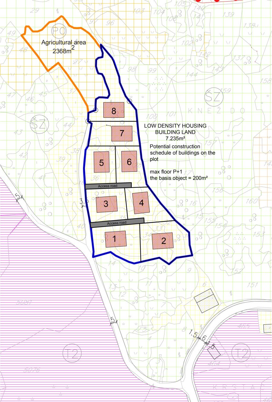 Земля в Негуши, Черногория, 9 603 м² - фото 6