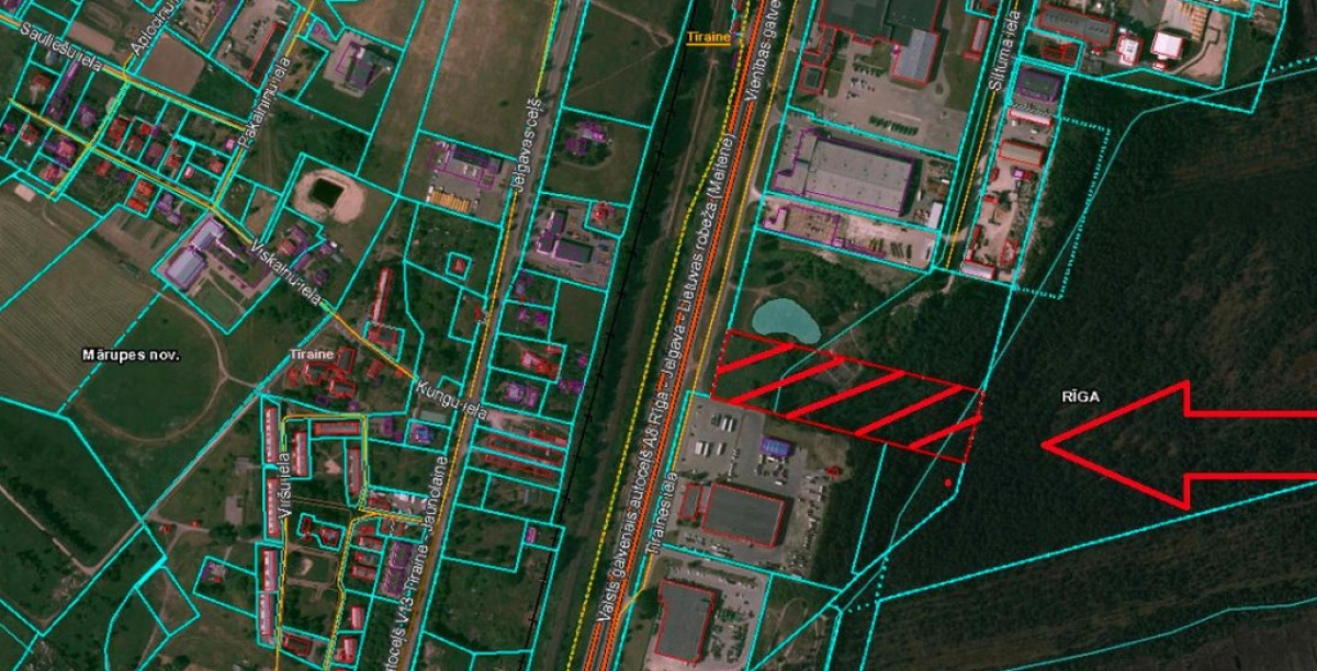 Земля в Риге, Латвия, 25 385 м² - фото 3