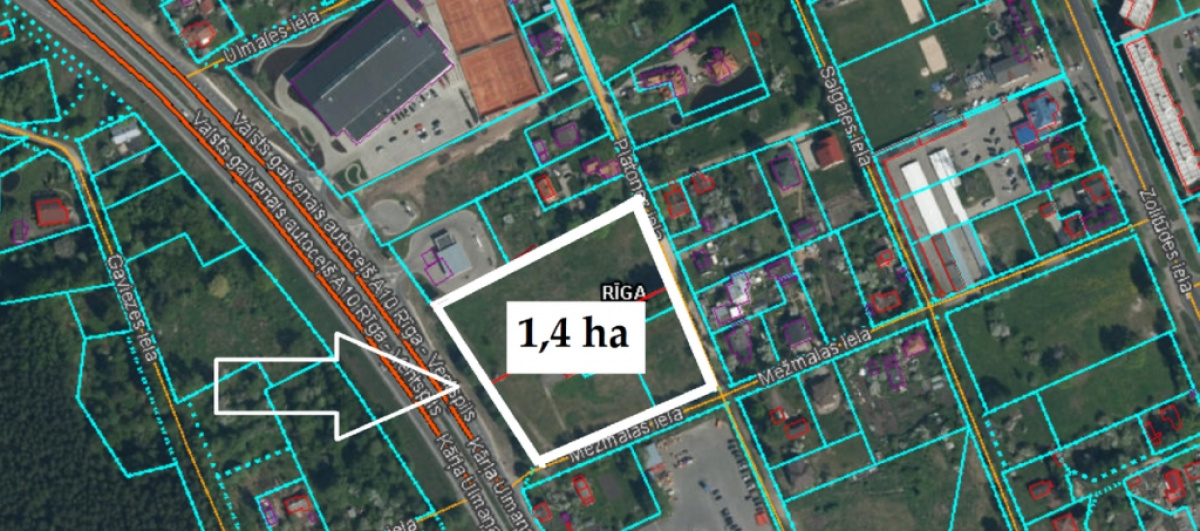 Земля в Риге, Латвия, 14 385 м² - фото 6