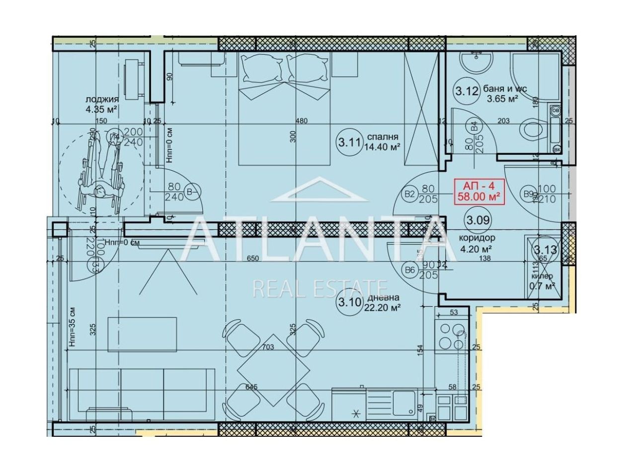 Апартаменты в Варне, Болгария, 71 м² - фото 1