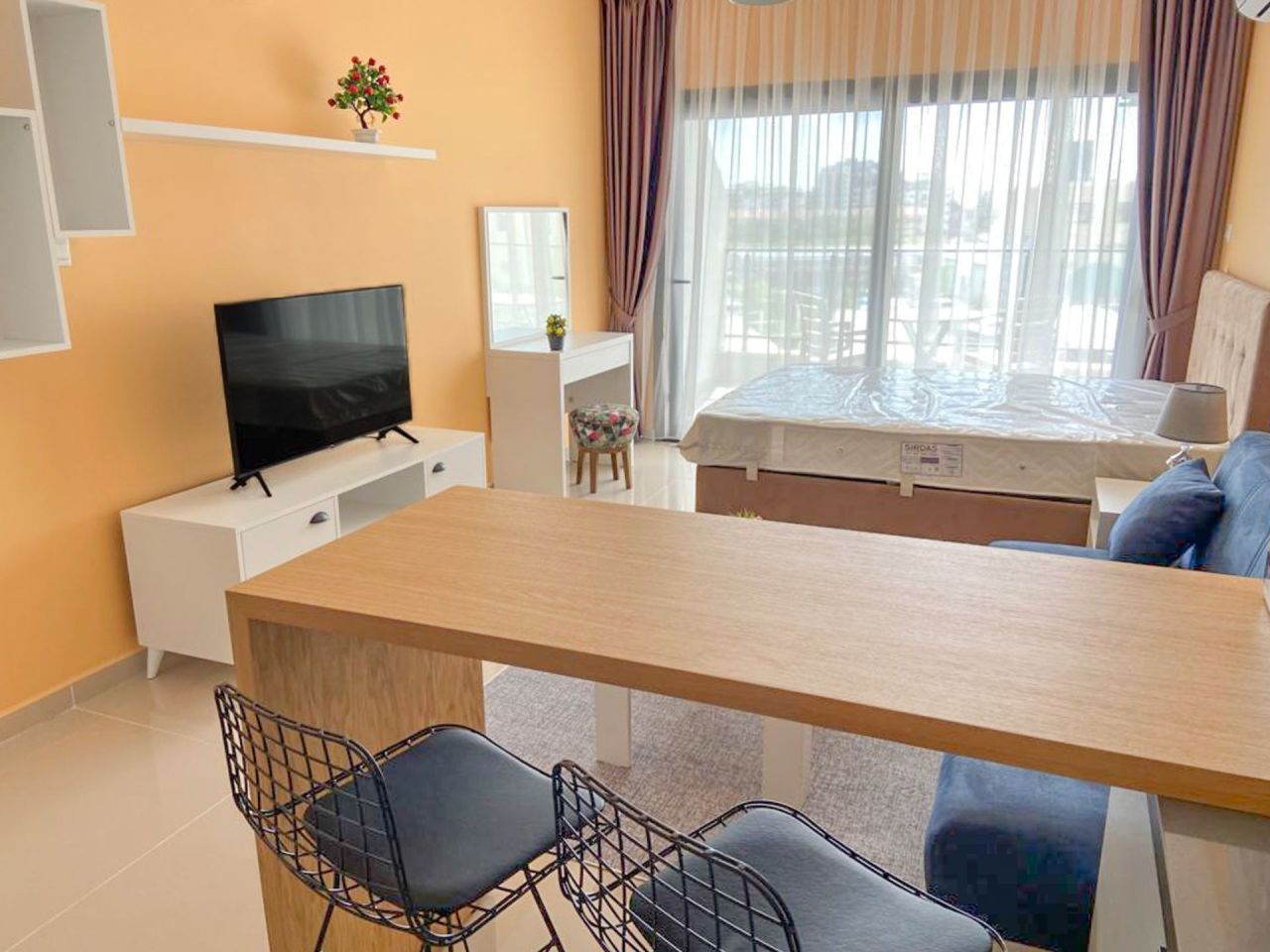 Апартаменты в Фамагусте, Кипр, 42 м² - фото 6