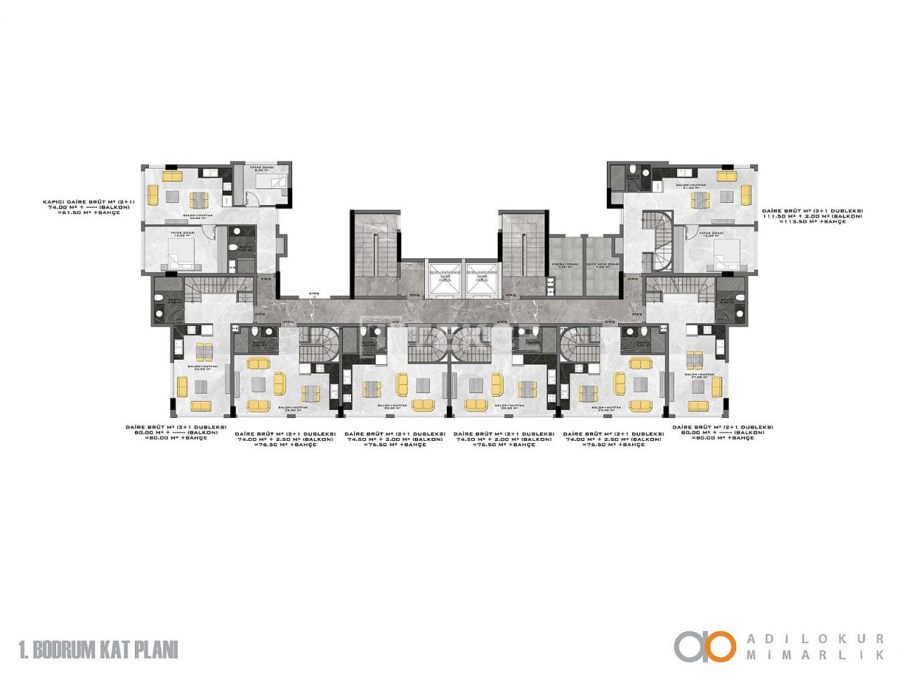 Апартаменты в Алании, Турция, 66 м² - фото 18