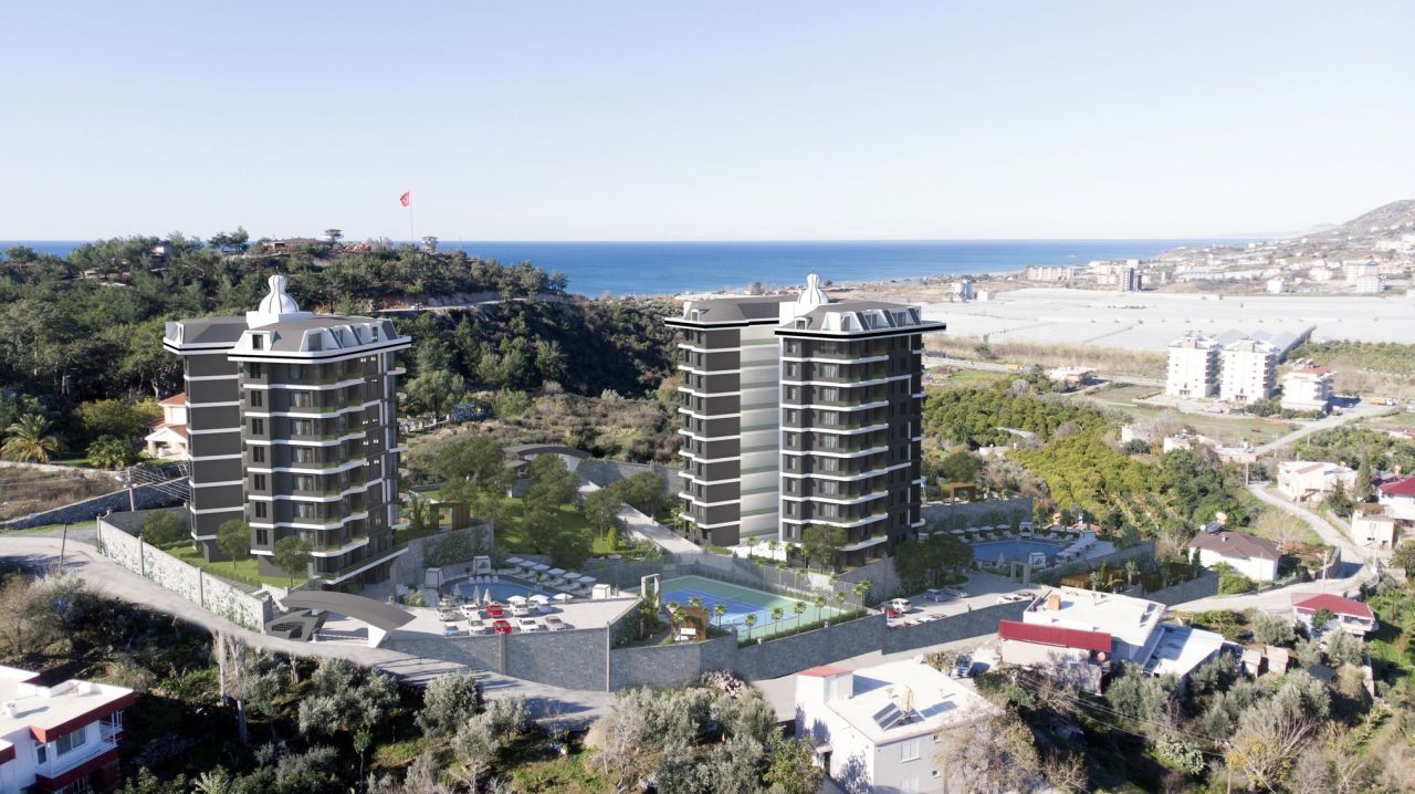 Апартаменты в Алании, Турция, 45 м² - фото 1