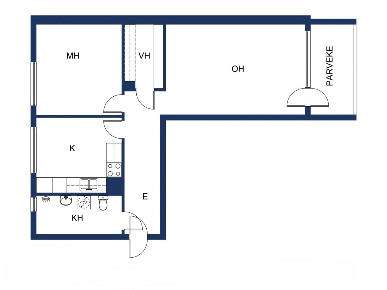Квартира в Вантаа, Финляндия, 60 м² - фото 2