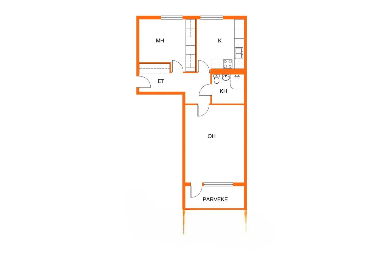 Квартира в Эспоо, Финляндия, 58 м² - фото 2