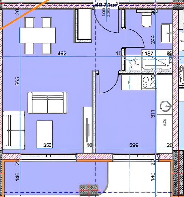 Апартаменты в Баре, Черногория, 41 м² - фото 4