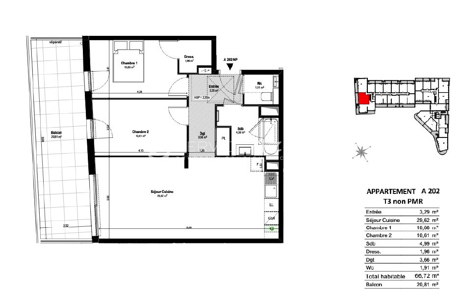 Апартаменты в Вильнёв-Лубе, Франция, 67 м² - фото 5