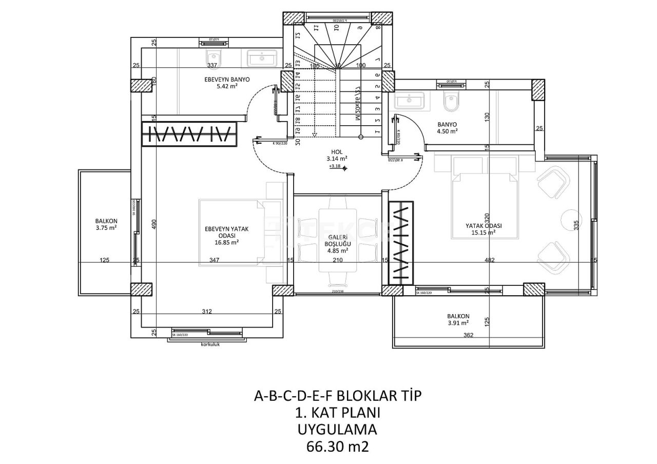 Вилла в Фетхие, Турция, 200 м² - фото 7