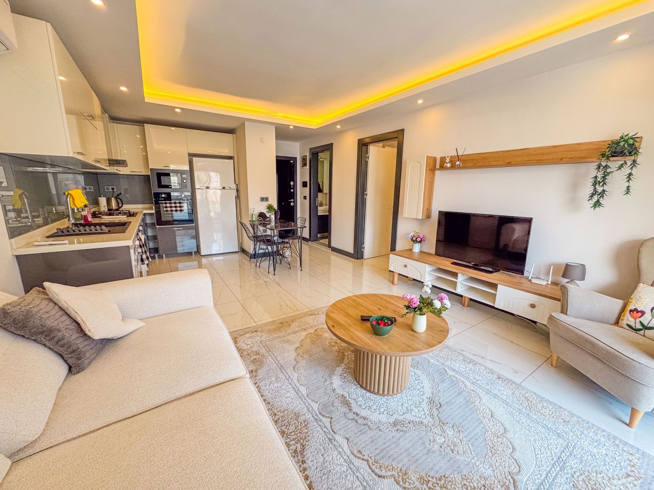 Апартаменты в Алании, Турция, 55 м² - фото 1