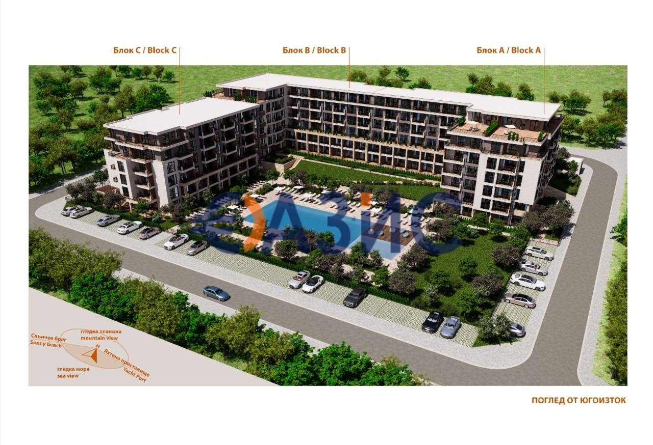 Апартаменты в Святом Власе, Болгария, 63.5 м² - фото 15