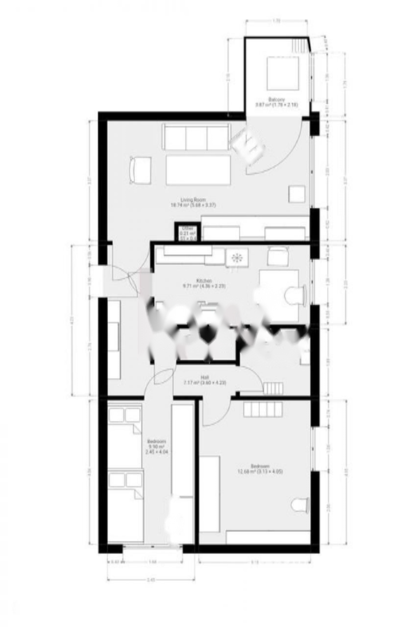 Квартира в Копере, Словения, 68 м² - фото 2
