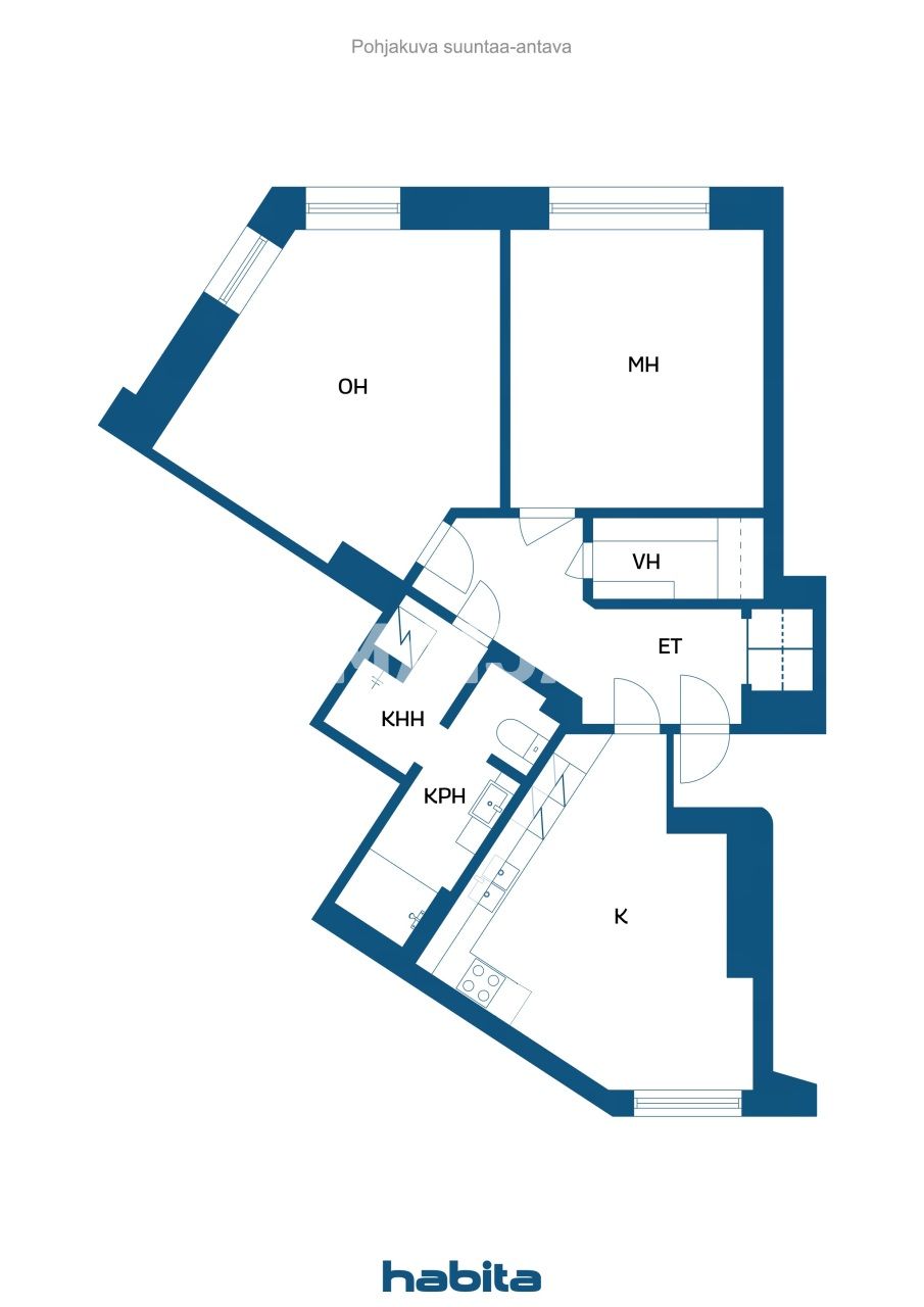 Апартаменты в Лахти, Финляндия, 74 м² - фото 2