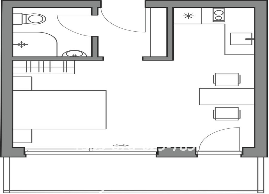 Квартира в Обзоре, Болгария, 42 м² - фото 4