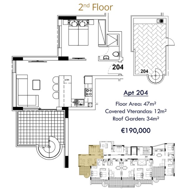 Апартаменты в Лимасоле, Кипр, 59 м² - фото 9
