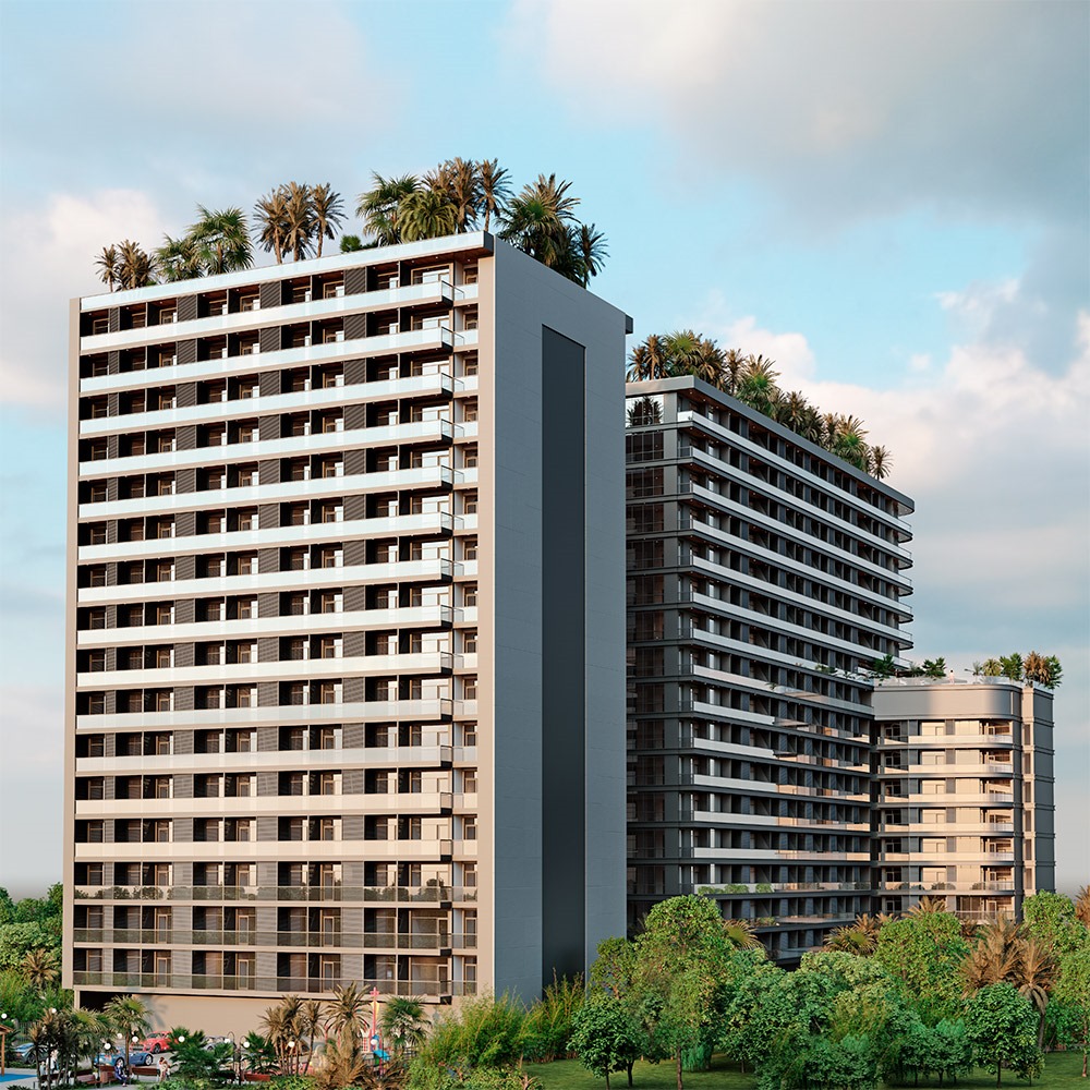 Квартира в Батуми, Грузия, 33.4 м² - фото 1