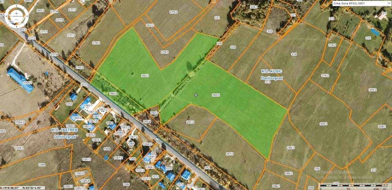 Земля в Даниловграде, Черногория, 35 444 м² - фото 3