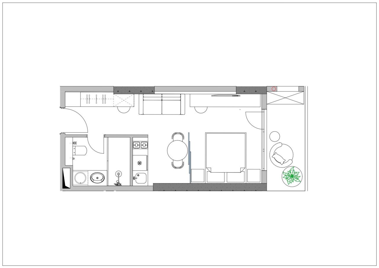 Квартира в Батуми, Грузия, 36.98 м² - фото 3