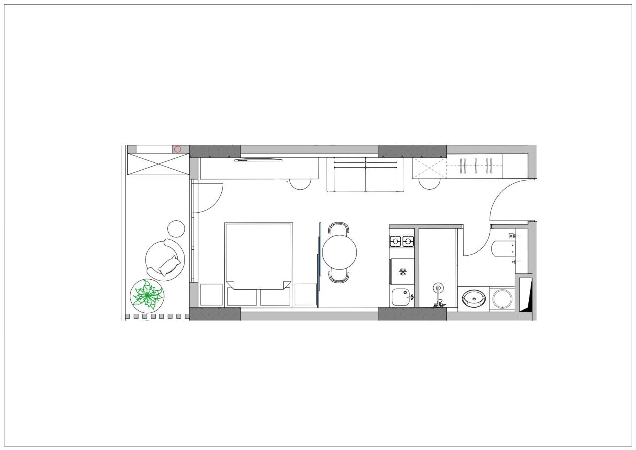 Квартира в Батуми, Грузия, 37.05 м² - фото 6