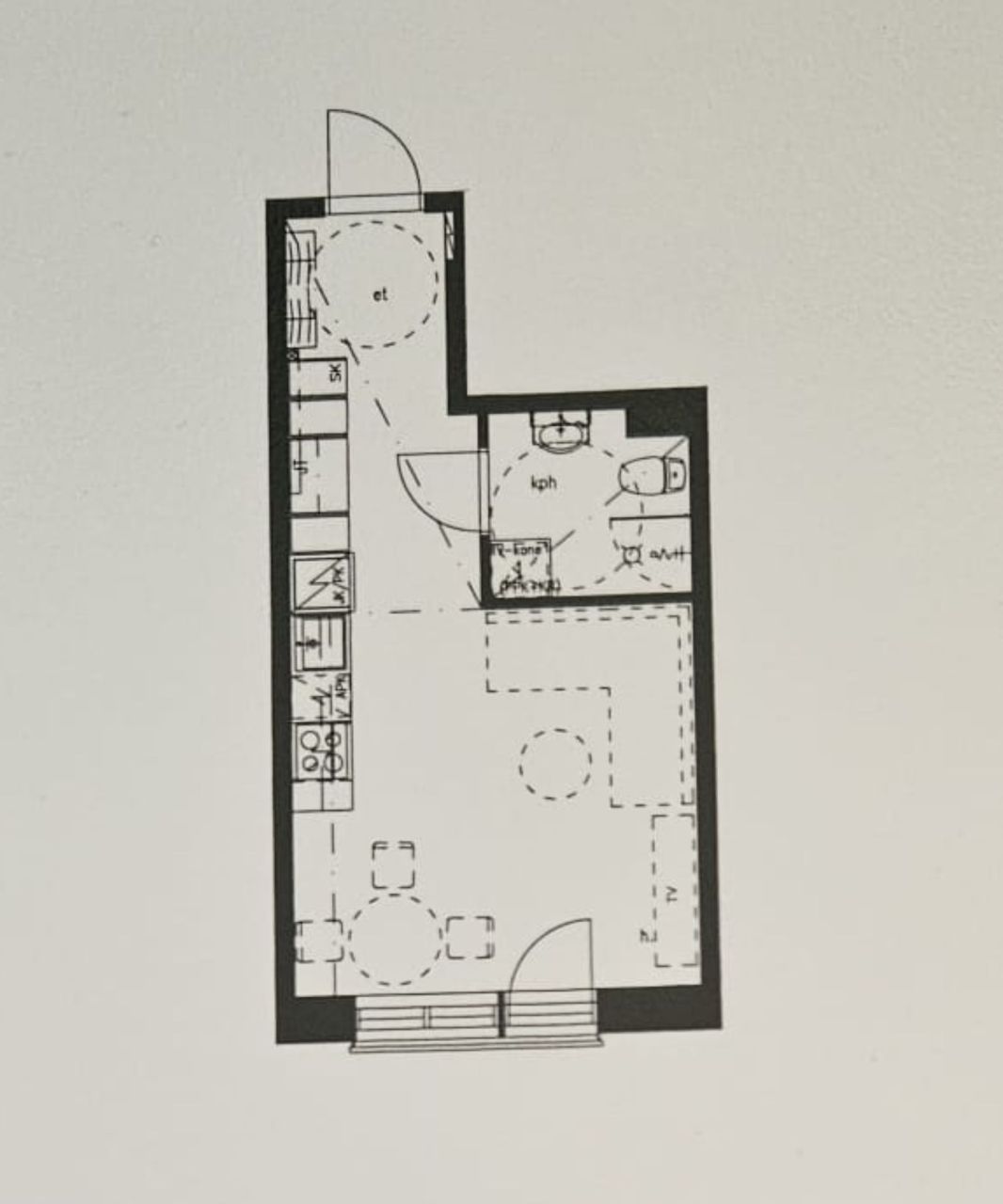 Квартира в Лаппеенранте, Финляндия, 26.5 м² - фото 2