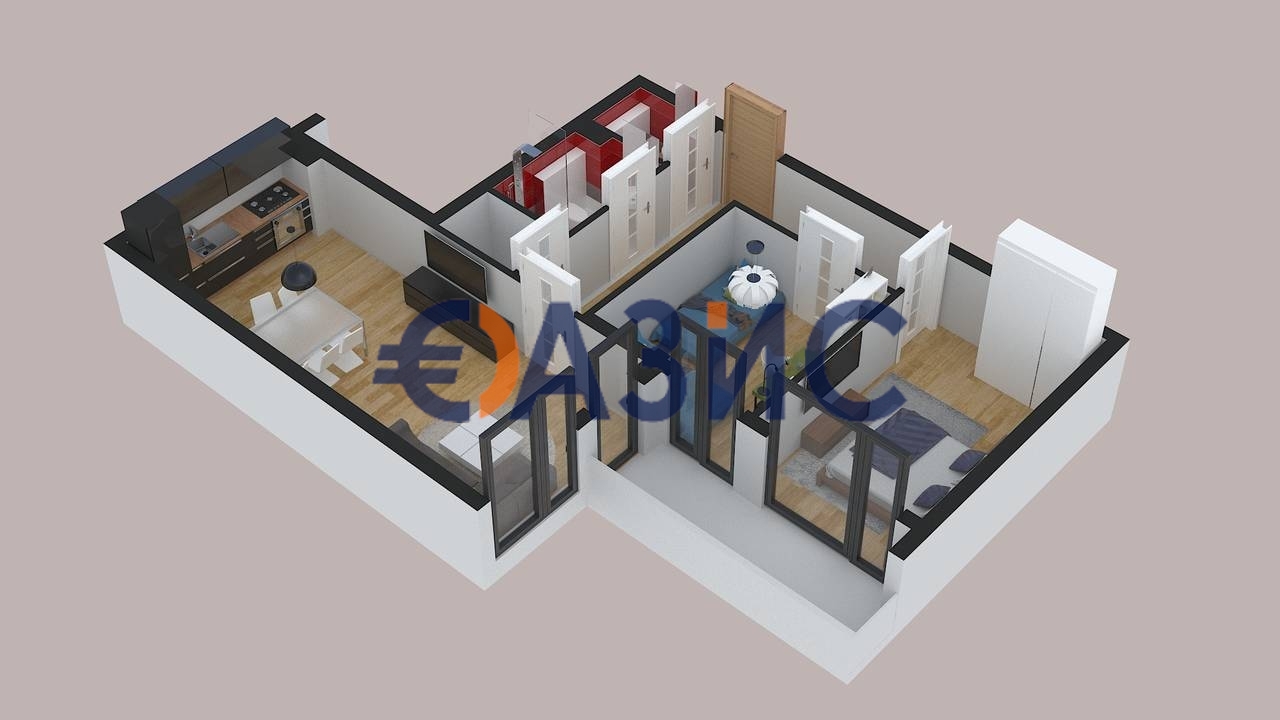 Апартаменты в Бургасе, Болгария, 93.5 м² - фото 4