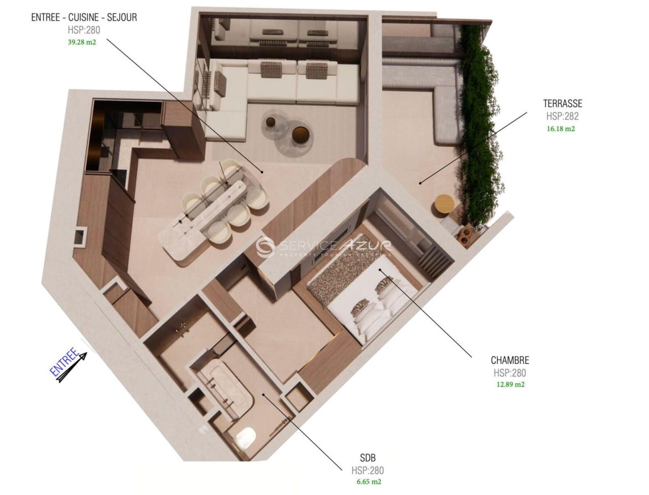 Апартаменты в Монако, Монако, 79 м² - фото 9