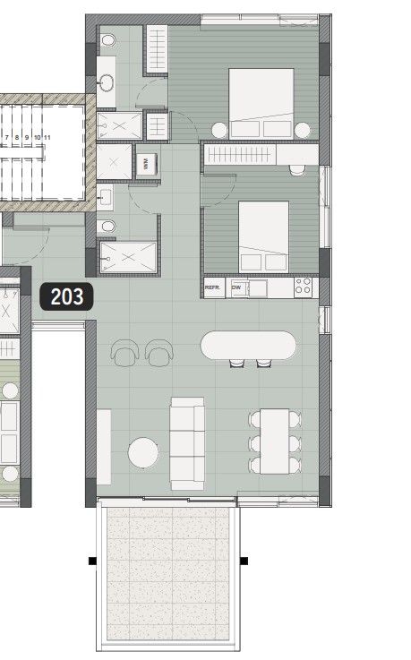 Апартаменты в Лимасоле, Кипр, 106 м² - фото 9