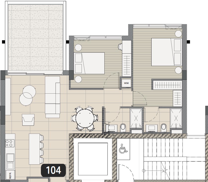 Апартаменты в Лимасоле, Кипр, 96 м² - фото 9