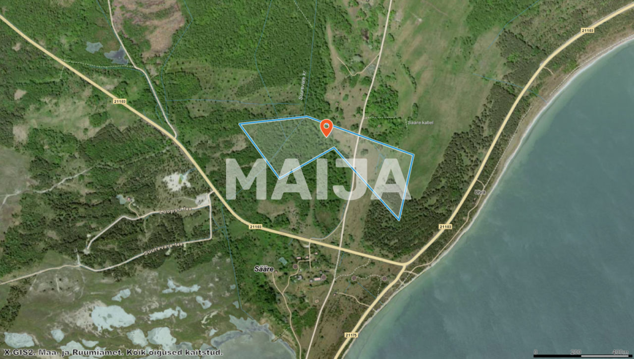 Земля Sääre küla, Эстония, 124 406 м² - фото 3