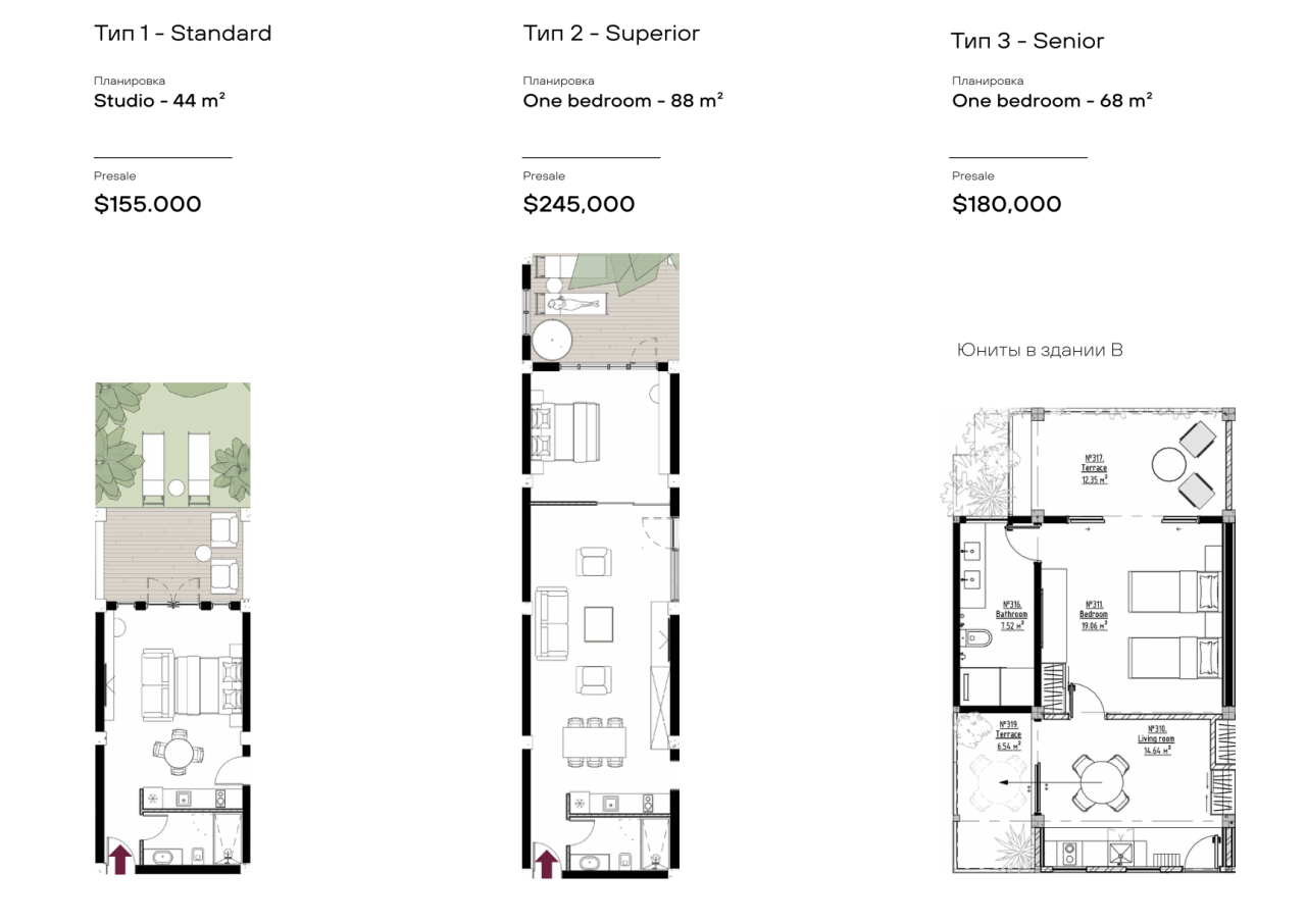 Квартира в Убуде, Индонезия, 44 м² - фото 17