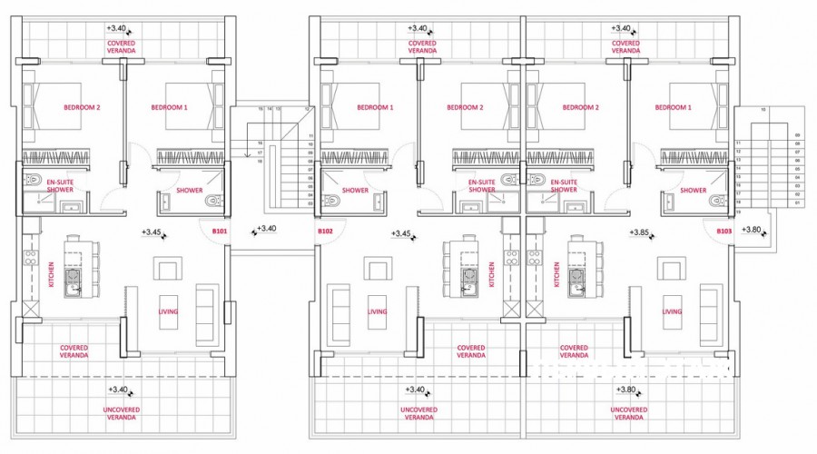 Апартаменты в Пафосе, Кипр, 102 м² - фото 9