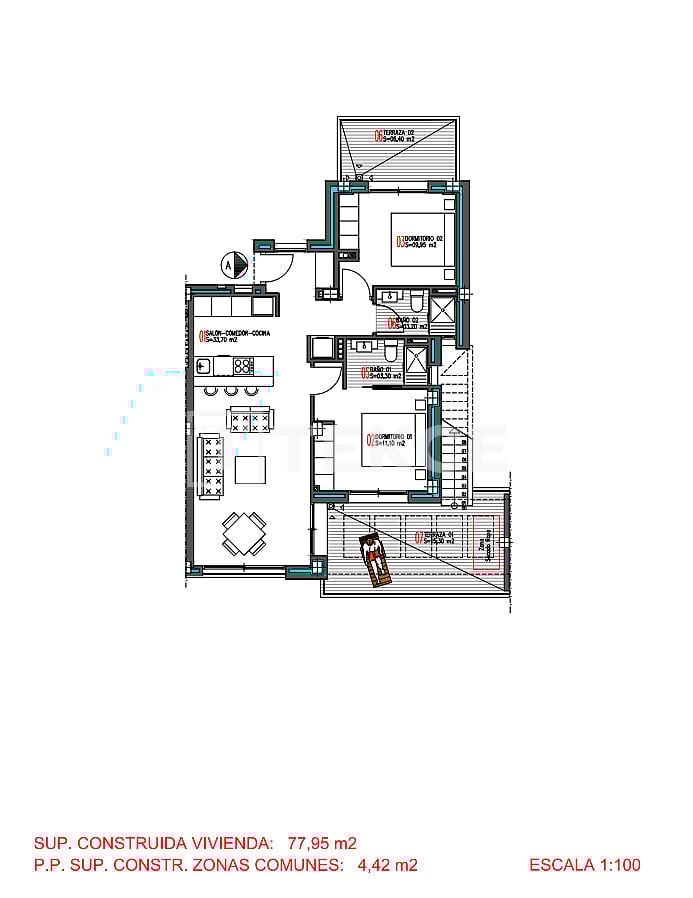 Апартаменты в Торревьехе, Испания, 87 м² - фото 13