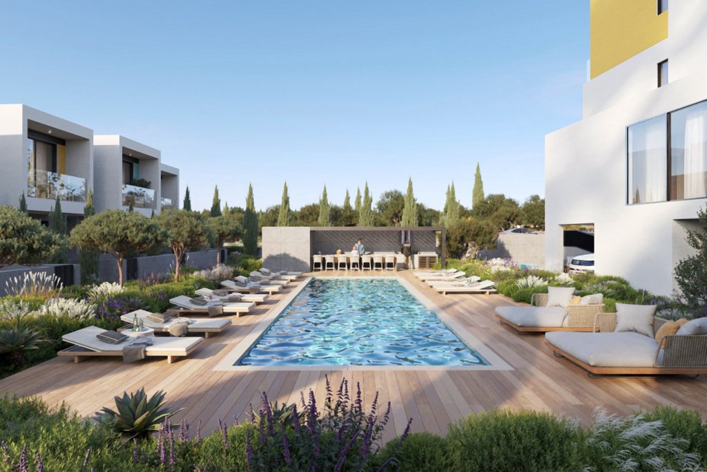 Апартаменты в Пафосе, Кипр, 46 м² - фото 8