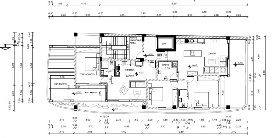 Апартаменты в Лимасоле, Кипр, 68 м² - фото 13