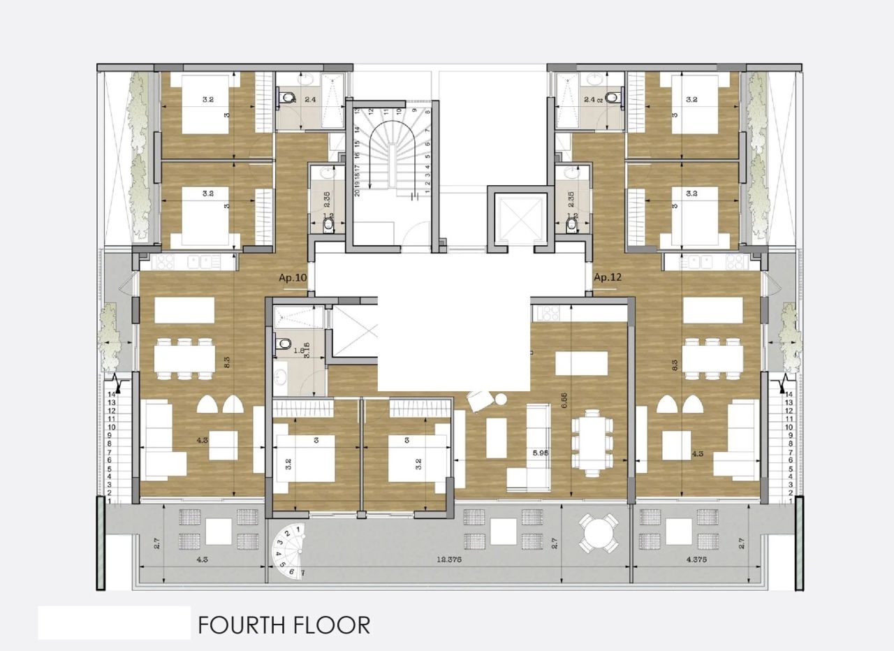 Апартаменты в Айос-Атанасиосе, Кипр, 165 м² - фото 6