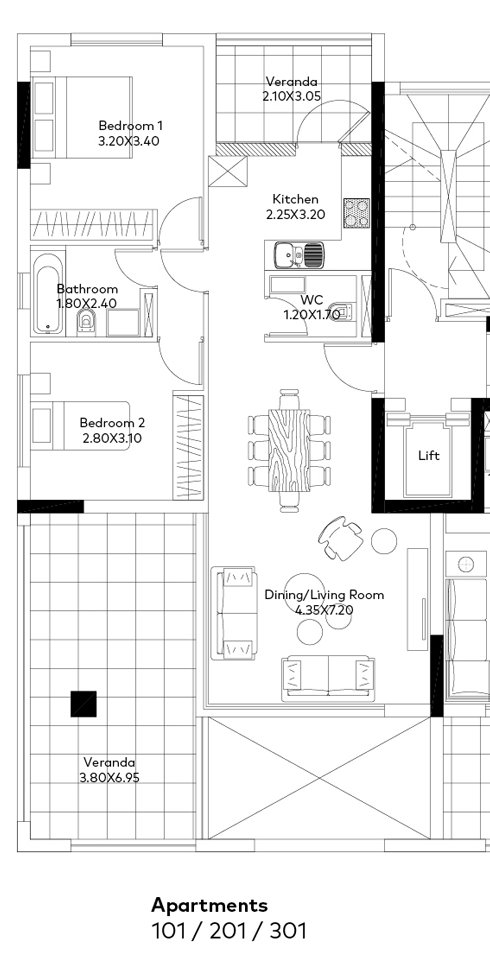 Апартаменты в Лимасоле, Кипр, 115 м² - фото 17