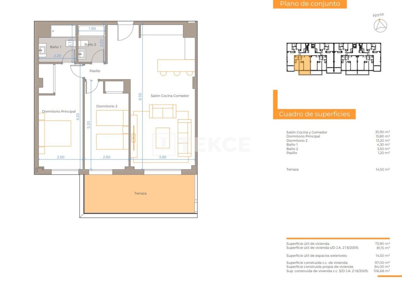 Апартаменты в Михасе, Испания, 121 м² - фото 17