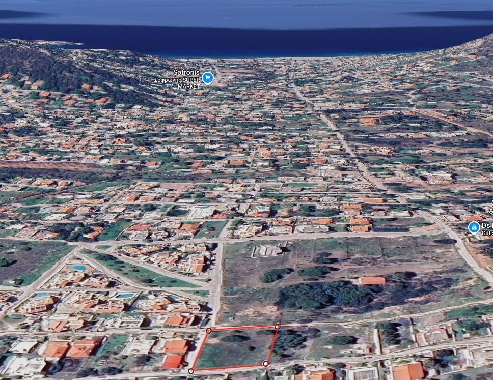 Земля в Аттике, Греция, 1 000 м² - фото 2