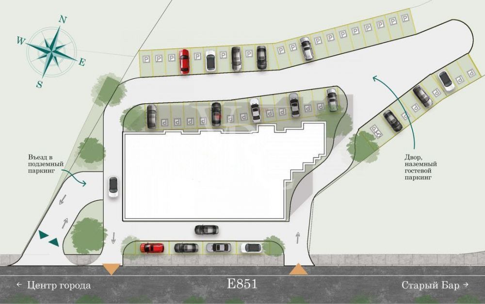 Студия в Баре, Черногория, 40 м² - фото 4
