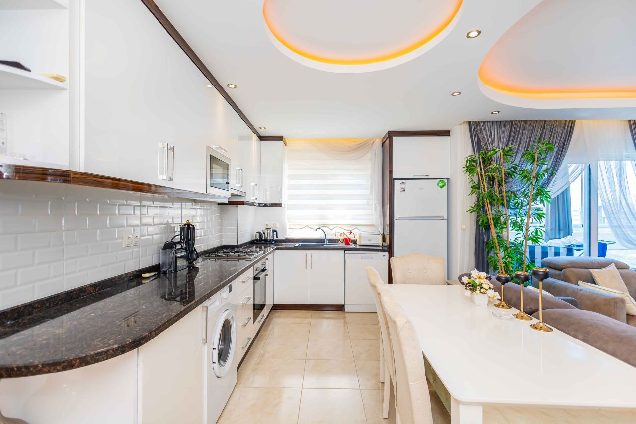 Квартира в Алании, Турция, 100 м² - фото 7