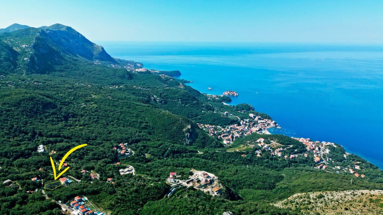 Земля в Пржно, Черногория, 802 м² - фото 3